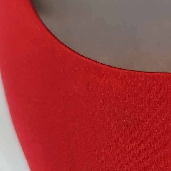 NEW Bebe Riley Platform Heels Heatwave Red - Picture 8 of 11